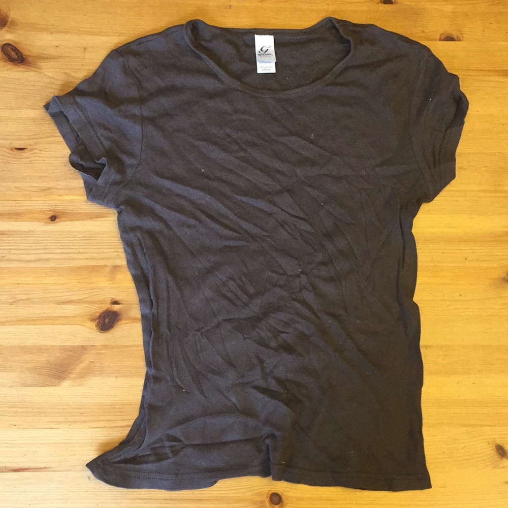 brown tee